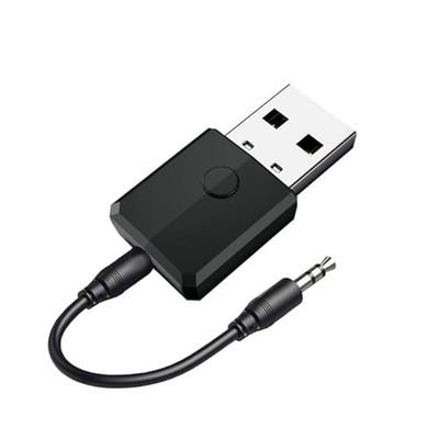 USB Bluetooth 5.0 Transmitter Receiver, 4-in-1 Mini Wireless Audio Adapter, 3...