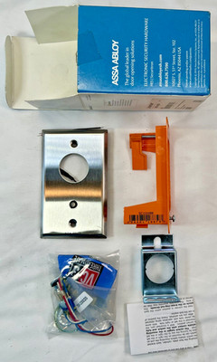 SECURITRON MK Mortise Key Switch - Momentary - Single Gang - Stainless Faceplate