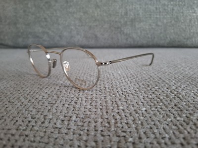 EYEVAN 7285 ROUND Titanium Eyeglasses Frames Model 215 C.80024 Silver 46-24