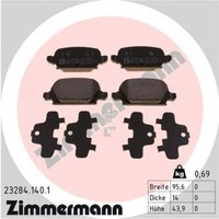 Zimmermann BremsbeläGe Bremsbelegsatz Hinten FüR Opel Tigra Twintop Corsa C