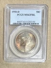 1950 D 50C Franklin Half Dollar PCGS MS63 FBL