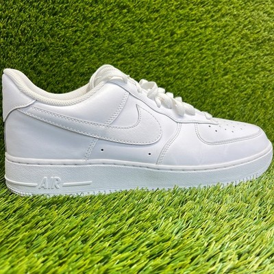 Nike Air Force 1 '07 Low Mens Size 12 White Athletic Lifestyle Shoes Sneakers