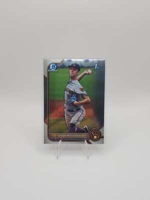 JACOB MISIOROWSKI 2022 BOWMAN CHROME DRAFT 1ST BASEBALL BREWERS