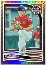 2024 PANINI USA STARS & STRIPES #144 BRADY BICKHAM STRIPES NM-MT