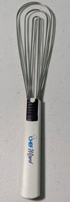CHEF WIZARD 6 in 1 Kitchen Utensil - Locking Tongs, Whisk, Spatula, Pasta Fork +