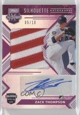 2018 Panini Elite Extra Edition Purple 5/10 Zack Thompson #UCSA-ZT Auto sl3