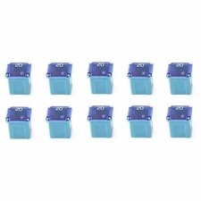 10 Pc Automotive Low Profile JCASE Fuse 20 Amp Kit for Ford, Chevy/GM,... 
