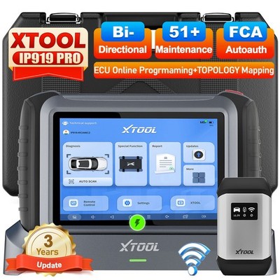 USED XTOOL IP919PRO ECU Programming Scanner Car Diagnostic Tool Key Programmer