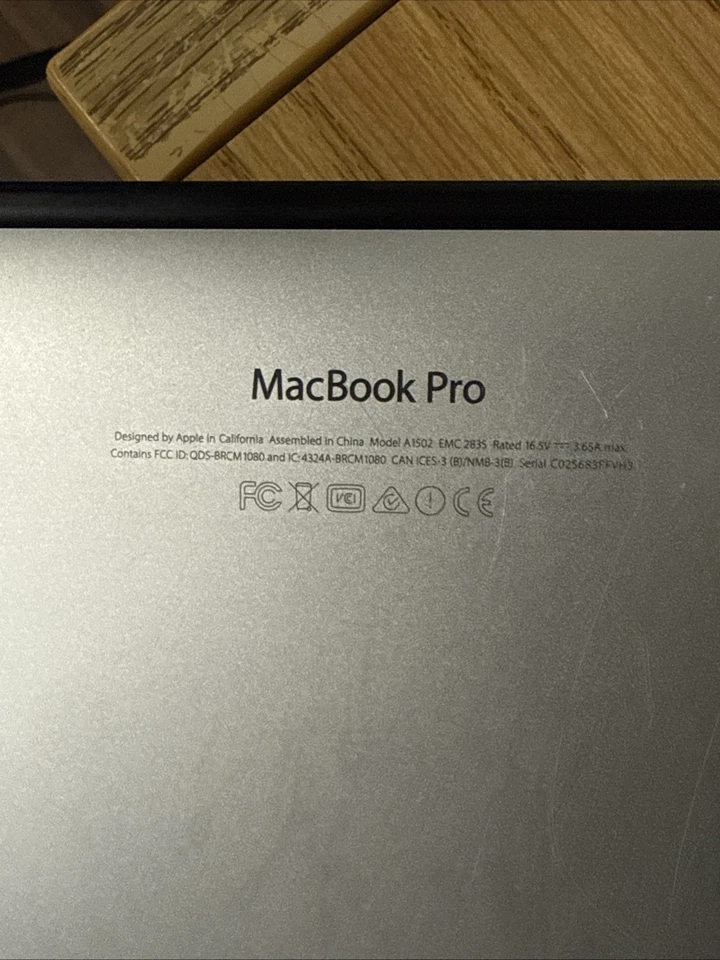Apple MacBook Pro A1502 principios de 2015 13” Retina I5 2,7 GHz 8 GB RAM ***LEER DESCRIPCIÓN*** Foto 4 de 4