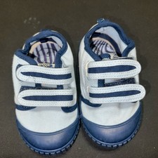 Kids Blue and White Wonder Nation Shoes, toddler size 5, sneakers, outdoors