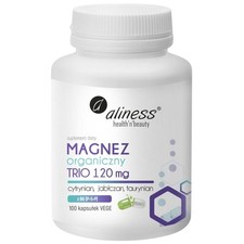 Aliness Magnésium Bio TRIO 120 mg + Vitamine B6 - 100 gélules