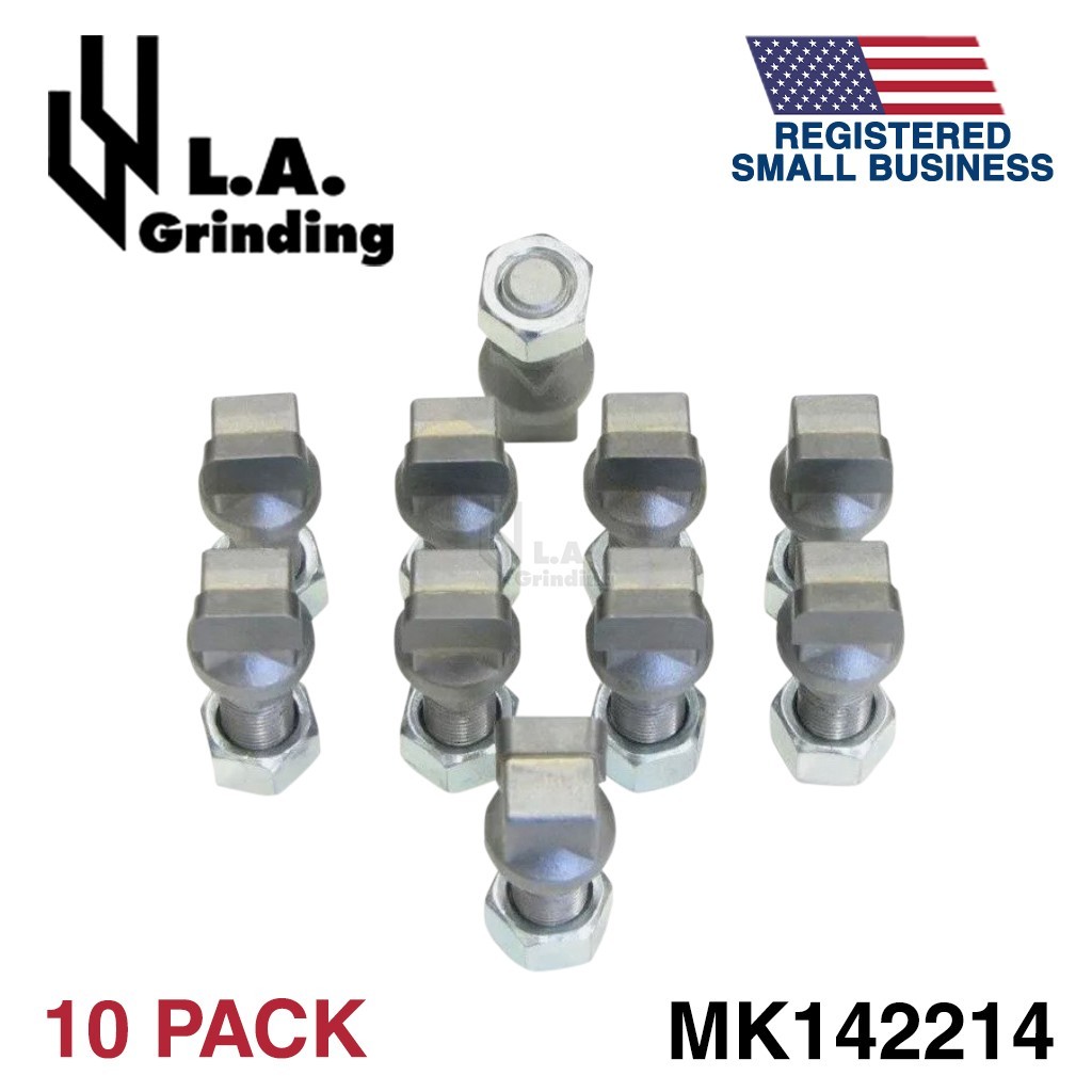 SYWAN 16-Pack Stump Grinder Teeth – Aftermarket Replacement Compatible With 700 Green Grinder, Alloy Steel + Carbide