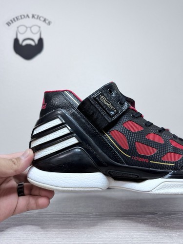 Talla 13 - Zapatillas de baloncesto Adidas Adizero Derrick Rose negras para hombre G22887 - Imagen 2 de 13