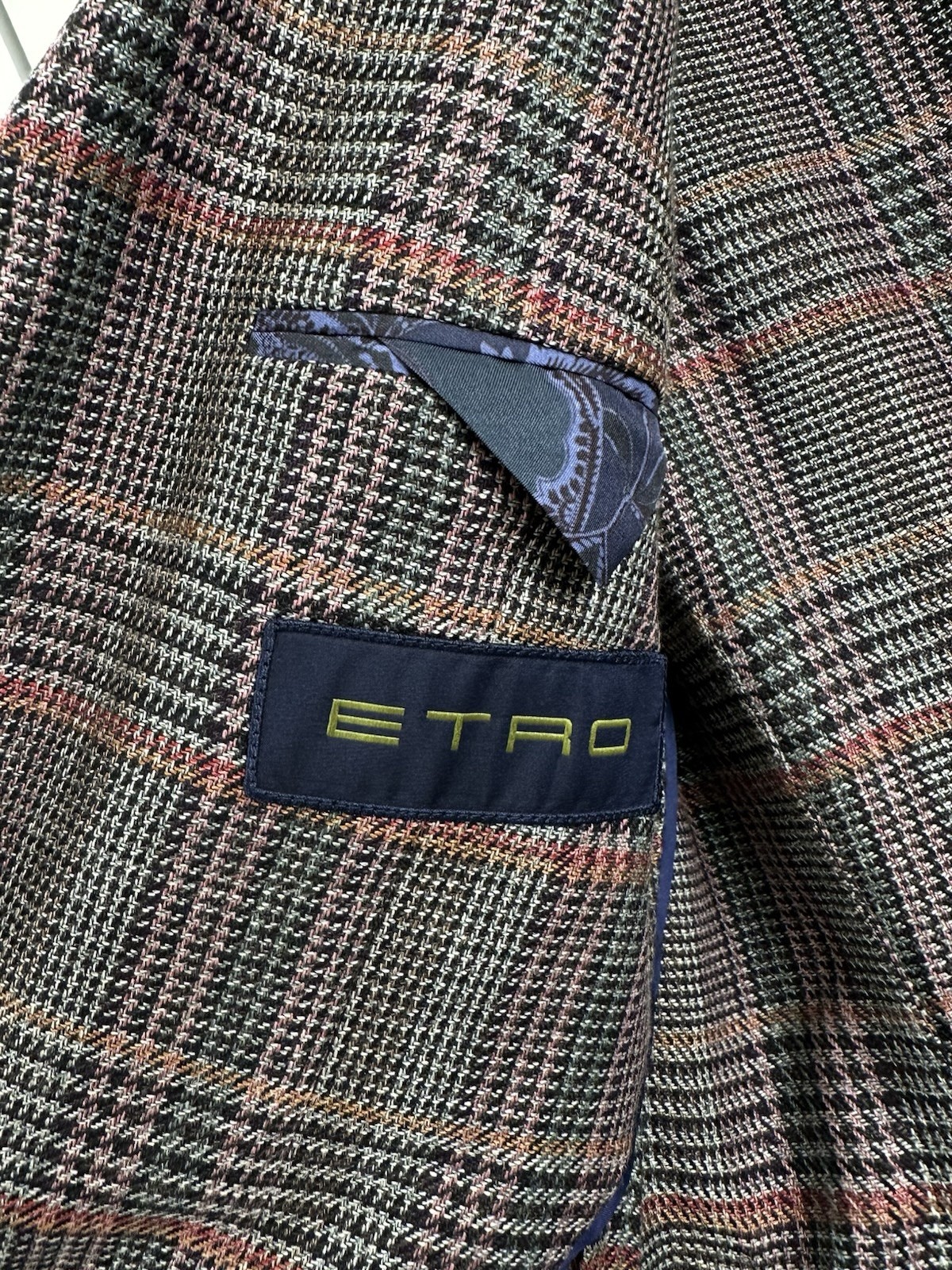 NWT $2320 Etro Mens Classic 3 button casual Plaid jacket blazer sport coat 48 38 image 6