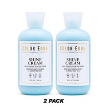 Color Edge shine Cream Weightless hair detangle 12. oz PACK OF 2
