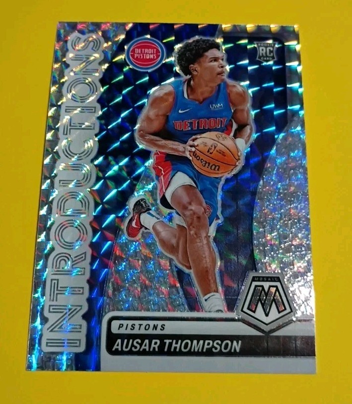 2023-24 Panini Mosaic - Introductions Ausar Thompson #12 Mosaic Prizm (RC)