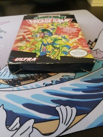 Teenage Mutant Ninja Turtles II: The Arcade Game (Nintendo NES, 1990) With Box 