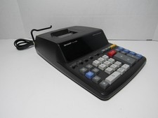Sharp EL-2196BL 12-Digit Black Desk 2 Color P...