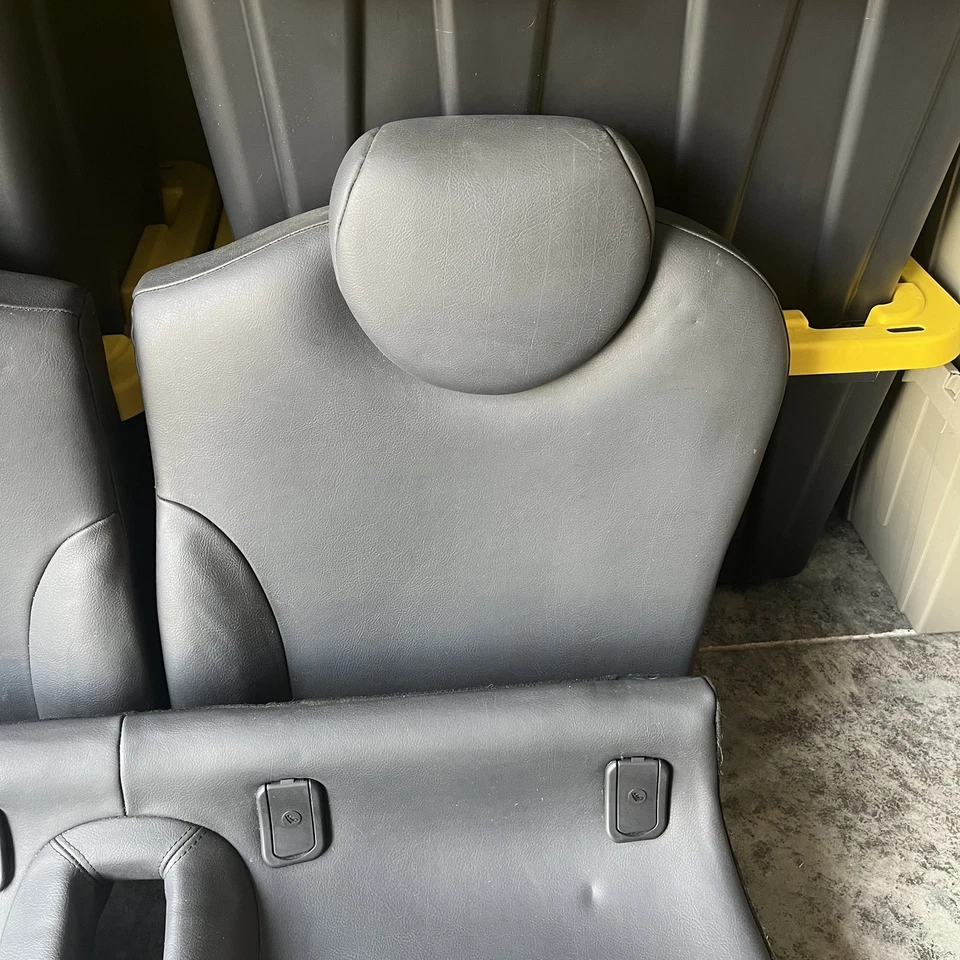 Mini Cooper 2002-2006 techo rígido solo conjunto de asiento trasero cuero negro OEM Foto 3 de 4