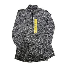 Spyder Womens 1/4 Zip Pullover Black/White Small