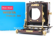 NOS Top MINT Wista Field 45 DX Rose Wood 4x5 Film Camera From JAPAN
