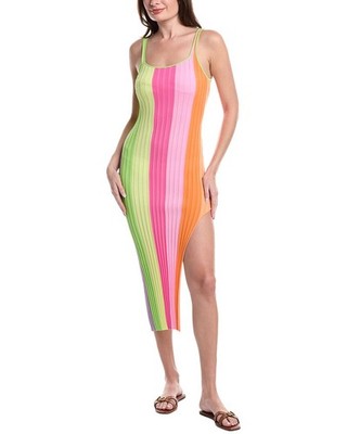 Pq Swim Piper Slit Dress Women's Pink Xs/S