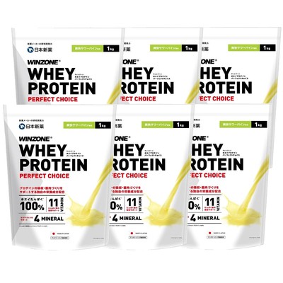 Winzone Whey Protein Perfect Choice 6Kg (1Kg X 6 Bags) Refreshing Sour Pi No.84