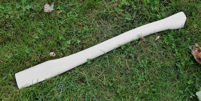 HICKORY 24'' Single Bit Bent AXE HANDLE ~ UNFINISHED ~ Amish Made