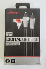 Rocketfish 4 ft Digital Optical Audio Cable. RF-G1221