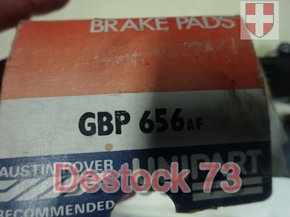 plaquettes de frein neuve GBP656 unipart  austin maestro Montegro  Rover MG  - Photo 3/3