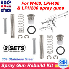 2set For Iwata Lph400 Lph200 W400 Spray Gun Rebuild Kit Replacement Part Iw 5650