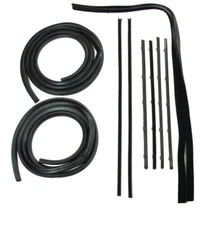 Front Door Seal Kit 10pcs AMD Fits Chevrolet K30 Pickup X580-4067-1S