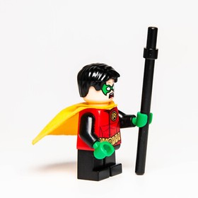 LEGO DC Minifigure - Robin w/ Green Hands 76013 (sh0091) Joker Steam Roller
