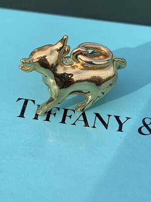 Tiffany & Co 18K Gold Paloma Picasso Chinese Zodiac Diamond Ox