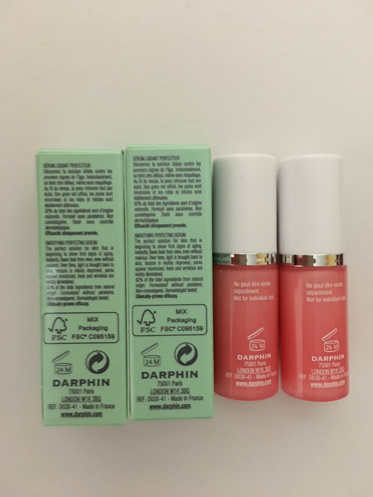 Darphin Ideal Resource Anti-Aging, Radiance Smoothing Serum 0.17oz x 2 NIB 