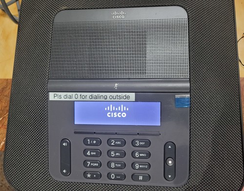 Cisco CP-8832-POE 800-48013-03 IP Conference Phone 8832 POE Injector WX*NO Cable - Afbeelding 6 van 9