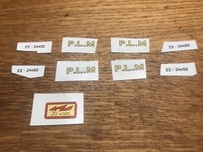 Kit Transferts pour Train Hornby Autorail Bugatti Micheline PLM Triple Échelle O