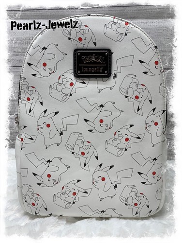 Loungefly Pokemon Pikachu White Allover 
