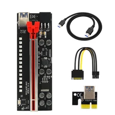 For Mining GPU Adapter Upgrade 012 PRO PCIE Riser Expansion Card 1x
