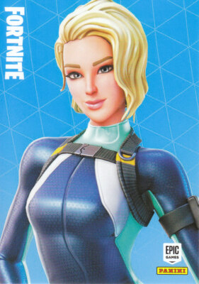 Fortnite Surf Rider Skin Sammelkarte #99 Serie 2 Rare Outfit blaues Lama