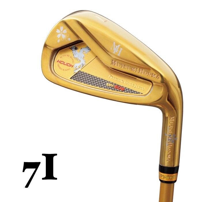 TI-771 MUTSUMI HONMA 8番単品アイアン flexR MUTSUMI HONMA Golf Club Phoenix MH608 Steel Iron SR Flex 7pc