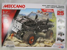 Meccano by Erector 4x4 OFF-ROAD TRUCK 25 Mode...