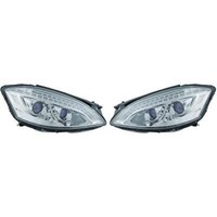 Scheinwerfer Passend FüR Set Mercedes W221 Baujahr 06-09 Klarglas/Chrom