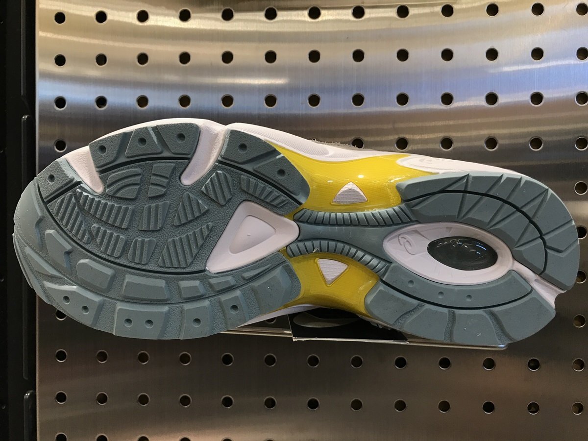 Asics Gel-Kayano 5 OG Grey Beige White Yellow Men Running