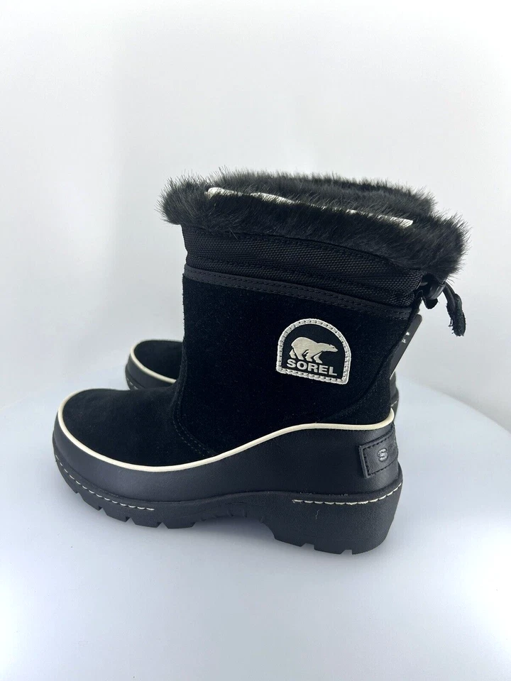 Sorel Ladies Tivoli III Boot Size 6 Black Pull On Suede - Image 3 of 4