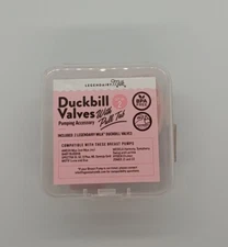 Set of 2 Duckbill Valves with Pull Tab, Legendairy Milk, BPA Free