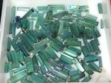 33crt Beautiful Bluesh Green ?? Tormaline Crystal From Afghanistan 