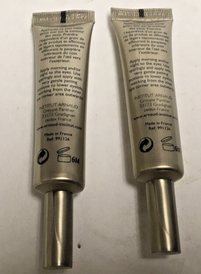 Lote de 2 ~ Institut Arnaud Nutri Regenerante Cuidado del Contorno de Ojos 0.5 OZ cada uno Francia Foto 2 de 2