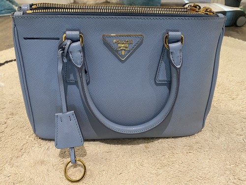 PRADA Galleria small Handle Shoulder Bag Mini Pink Leather