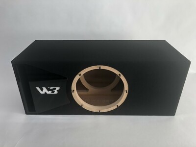 Jl Audio 10w3v3 2 Ported Sub Box Special Edition With Black Plexi Port Trim Ebay